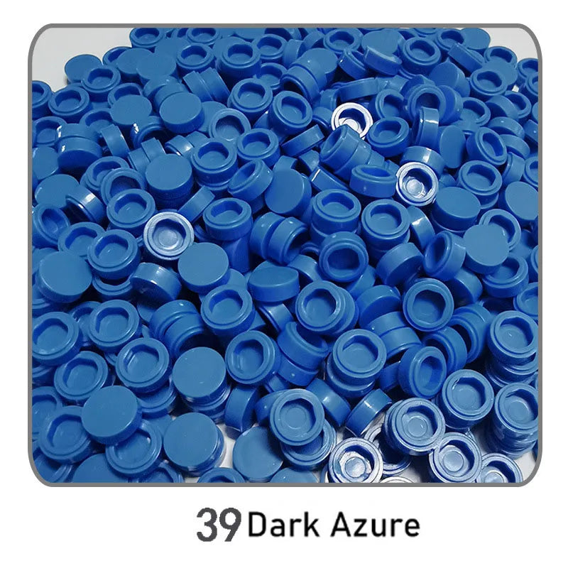 1000pcs DIY Pixel Art Bricks1x1 Round Tile Building Blocks Compatible with 98138 Anime Figure Assemble Toys Gift for Children