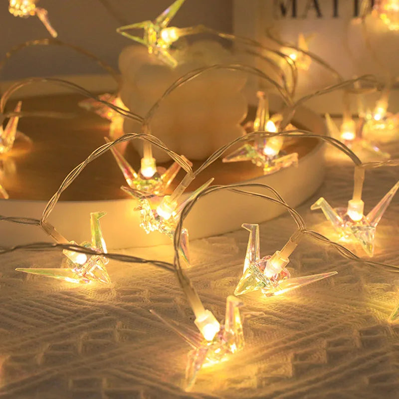 USB/Battery Operated Butterfly String Lights LED Fairy Light Christmas Party Wedding Home Outdoor Patio Decoration Twinkle Lamp