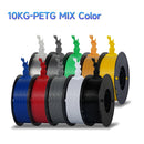10/5kg PETG Filament For 3D Printer Plastic Material 22LBS 1.75mm Non-Toxic Eco-Friendly PETG 3D Filament Consumables for Ender