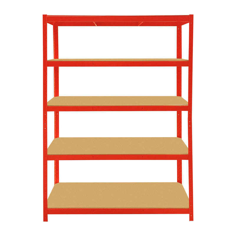5 Tier Garage Shelves Metal Storage Shelves Rack,Heavy-Duty Shelving Units,Boltless Assembly for Warehouse Office,875kg Capacity