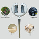 Garden Hose Guide Nail Water Pipe Positioning Holding Smooth Roller Pointed Head Outdoor Yard Garden Irrigation Tool