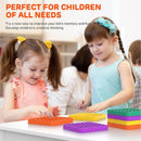 Pop Reliver Stress Souptoy Rainbow Colorful Push Bubble Antistress Adult Children Simple Dimple Relieve Autism Toy Party Gift AM