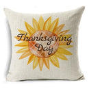 Thanksgiving Pumpkin Plant Pillowcases Linen Decor Throw Cushion Cover For Car Sofa Pillowcase Outdoor Garden Home Decoration