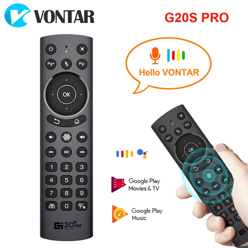 G20S Pro G20BTS Plus Air Mouse G20S Voice Remote Control 2.4G Wireless Mini Keyboard Mic for Android TV Box H96 MAX X96mini PC