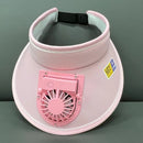 Breathable Cooling Fan Hat Sunscreen Fan Sun Visor Hat Fishing Hat Cooling Peaked Cap Hat Usb Charging Hat Fan For Sport Sunhat