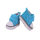 5Cm Doll Canvas Shoes Lace-up High-top Sneaker For 14inch Wellie Wisher Doll Toy 1/6 Bjd Paola 20Cm K-pop Cotton Doll Clothes