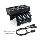 SURPASS HOBBY Metal Cooling Fan Motor Fans 28mm 29mm 36mm 56mm for 1/5 1/8 1/10 1/12 RC Car 380 390 540 550 5692 56112 Motor