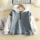 Bear Leader Girls Denim Coats New Brand Spring Kids Jackets Clothes Cartoon Coat Embroidery Children Clothing for 3 8Y