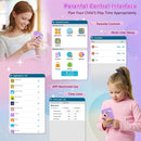 VATOS Kids Smart Phone Toy for Girls Boys Large 4" Touchscreen Cell Phone with Dual Cam Music Puzzle Game Learning Toy