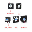 3D Printer Fan 5015/4020 Cooling Turbine Fan 5V 12V 24V Ultra-quiet Oil Bearing about 7500 RPM Turbo Mini Fan For 3D Printer