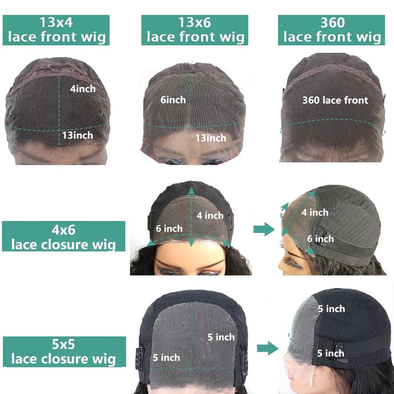 Bling Hair Brazilian Straight 13x4 Transparent Lace Front Human Hair Wigs For Black Women 13x6 Lace Frontal Wig Pre Plucked