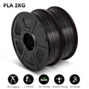 SUNLU 2KG 3D PLA/PETG/PLA PLUS/Clear Filament 1.75mm 2Roll 1KG 3D Printer Neatly Wound 3D Filament for 3D Printer& 3D Pen