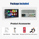 ESSGOO 7 Inch Carplay/Android Auto Double 2 DIN Car Stereo Stereo Head Unit Radio AUX FM USB Multimedia MP5 Player