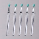 Soft Silicone Applicator Sticks Nail Powder Applying Manicure Brush Tools Washable Nail Art Silicone Pen For Uv Gel Polish