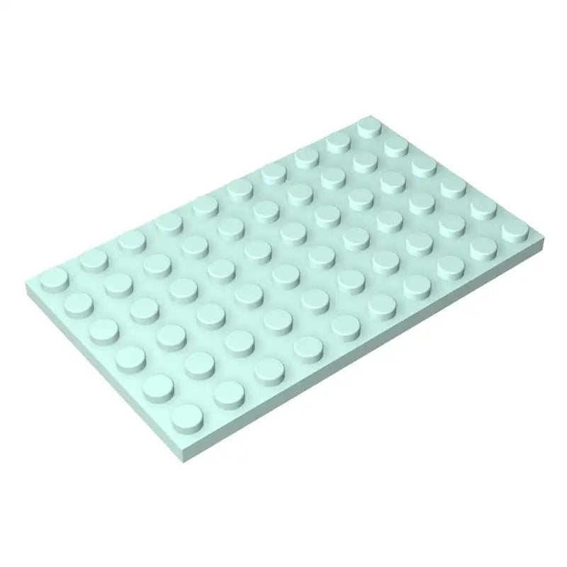 Gobricks 10PCS MOC  Plate 6 x 10 Compatible 3033 Assembles Particles Building Blocks Parts DIY block bricks Tech Parts Toys