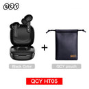 QCY HT05 ANC Wireless Earphones 40dB Active Noise Cancelling Bluetooth 5.2 Headphones 6 Mic ENC HD Call Headset TWS Earbuds