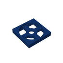 Gobricks GDS-949 Turntable 2 x 2 Plate, Base compatible with 3680  DIY Educational Building Blocks Technical