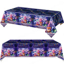 2Pcs Disney Inside Out 2 Party Disposable Tablecloth for Kid Birthday Party Plastic Table Cover Baby Shower Decorations Supplies