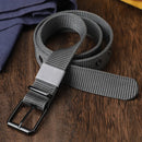 110/120/130cm Men's Belt Canvas Pin Buckle Leather Belt Outdoor Sports Belt Women's Trendy Belt With Jeans Belt For Men Women