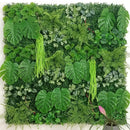 DIY Plastic Artificial Green Plants Wall Wedding Party Decoration Window Backdrop Photo Prop Christmas Flower Wall Customized