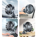 Car Fan 12V/24V USB Car Dashboard Cooling Fan Large Wind Single Head Ventilator With Suction Cup Auto Cooling Fan Car Accessory
