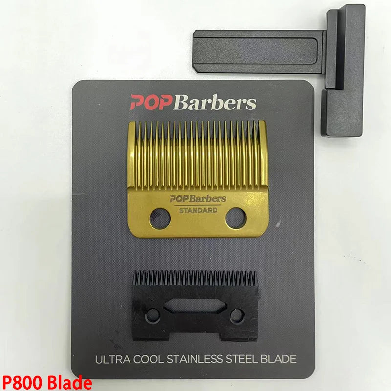 P800 P700 P600 Pop Barbers Professional Hair Clipper 0mm Blade Standard Set for Hair Cutting Machine Replaceable Cutter Head