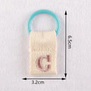 1Pc Aesthetic Initial Embroidery Alphabet Keychains Fabric DIY 26 Letters Unique Keyring Charms For Pouch Bags Accessories Gift