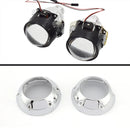 Ronan 2pcs LHD 2.5 inch Bi-xenon Ver 9.5 Car Headlight Projector Lens for H1 H4 H7 Socket Car Retrofit Upgrade