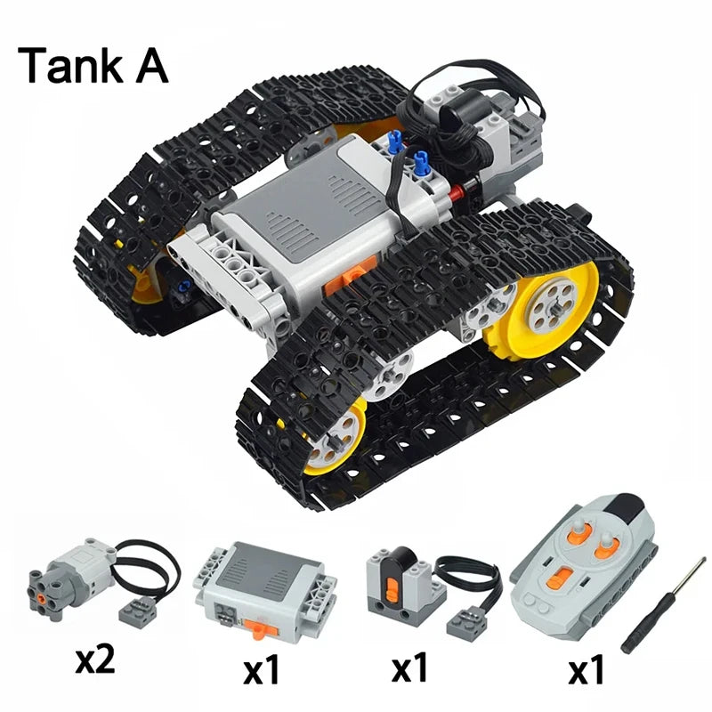 Mini Motor Micro Motor Building Blocks Power Group Module Engine Car Bricks PF Technical Toy for C61018 C61019 Leduo Parts