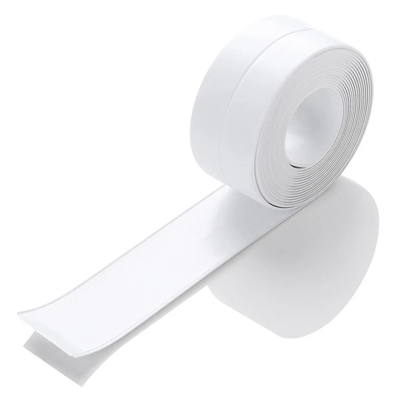 PVC Sealing Strips Tape Bathroom Shower Sink Toilet Caulk Self Adhesive Waterproof Mildew Proof Tapes For Kitchen Wall Corner