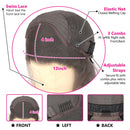 200% Deep Wave 13x6 HD Lace Front Human Hair Wigs Transparent Brazilian 30 32 34 Inch Water Wave 13x4 Lace Frontal Wig For Women