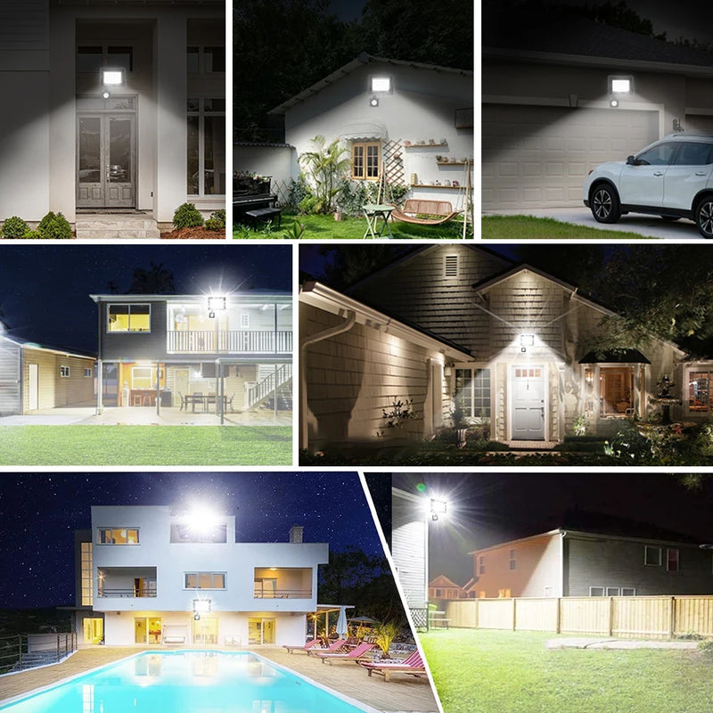 PIR Motion Sensor LED Flood Light 10W 20W 30W 50W 100W 150W 200W 300W AC220V IP66 Waterproof Spotlight Street Floodlight Outdoor