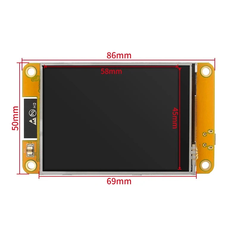 ESP32 2.8 Inch Touch Screen for Arduino LVGL WIFI&Bluetooth 240*320 Smart Display Screen TFT LCD Module with Free Tutorials