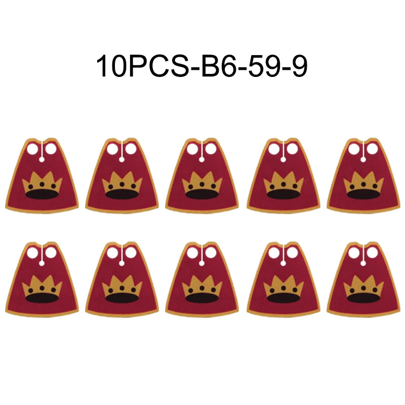 MOC Medieval Accessories Series Building Blocks Military Army Soldier Armour Shield Helmet Sword Crown Weapon Knight Bricks Toys