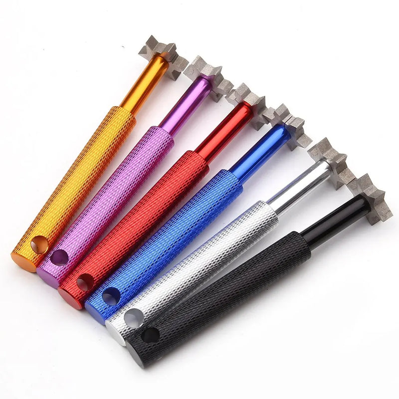 Golf Accessories Golf Groove Tool Golf Iron Wedge Club Groove Sharpener Cleaner Golf Club Clear Tool V U Blade 6 color