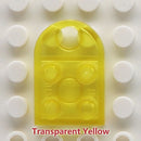 50pcs DIY Building Blocks 3176 Brick Heart Necklace/Key Ring Toys 2x 3 Heart-shaped Multicolor Educational Toy Gift for Children