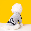Adidog Dog Hoodie Sweatshirt with Letters Spring Dog Clothes for Small Dogs Chihuahua Puppy Coat French Bulldog Labrador Custume
