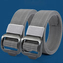 Nylon Outdoor  Belt Men's Belt Alloy Button Unisex Free Size 3.8cm Wide Nylon Belt Waistband