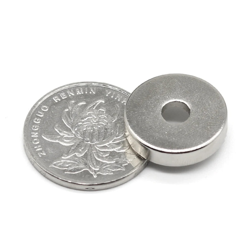 2/5/10/20 Pcs 20x5-5 Round NdFeB Neodymium Magnet N35 Super Powerful Small imanes Permanent Magnetic Disc 20x5 Hole 5