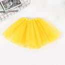 Tutu Princess Dress Mesh 2-8 Year Old Children's Halfbody Halloween Ballet Dance Performance Short Skirt Christmas Dress Girl