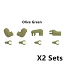 MOC Military Building Blocks Soldiers Figures Special Accessories Squatting Posture Arm Hand Kit Bricks Toys For Kid Gifts O020