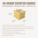 Love Candle Valentine's Day Gift Heart Shaped Handmade Rubik's Cube Aromatherapy Gift Accompanying Gift Modelling