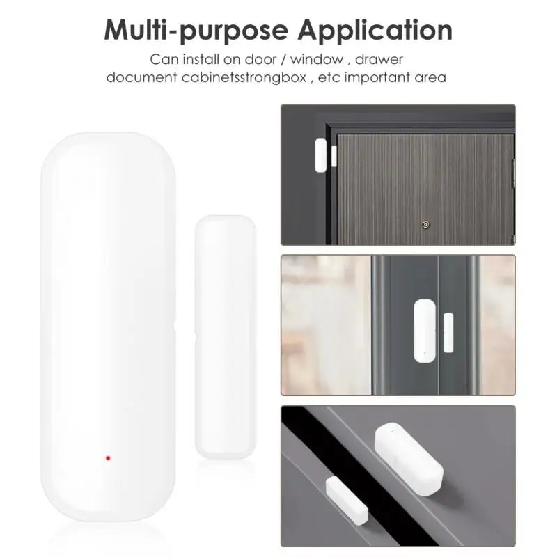 CORUI Tuya ZigBee/WIFI Smart Door Window Contact Sensor Smart Home Wireless Detectors Open/Close APP Remote Alarm CoRui Датчик Д