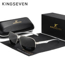 Genuine KINGSEVEN High Quality Men Sunglasses Polarized Eyewear Driving Sun glasses Aluminum Temple Gafas de sol Masculino