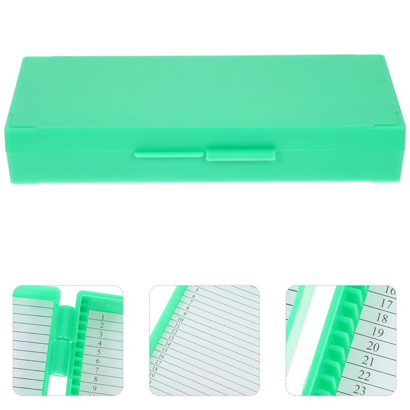 Slide Box Microscope Holder Laboratory Supplies Container Plates Microscope Slide Tray Collection Storage Glass Bracket Storing