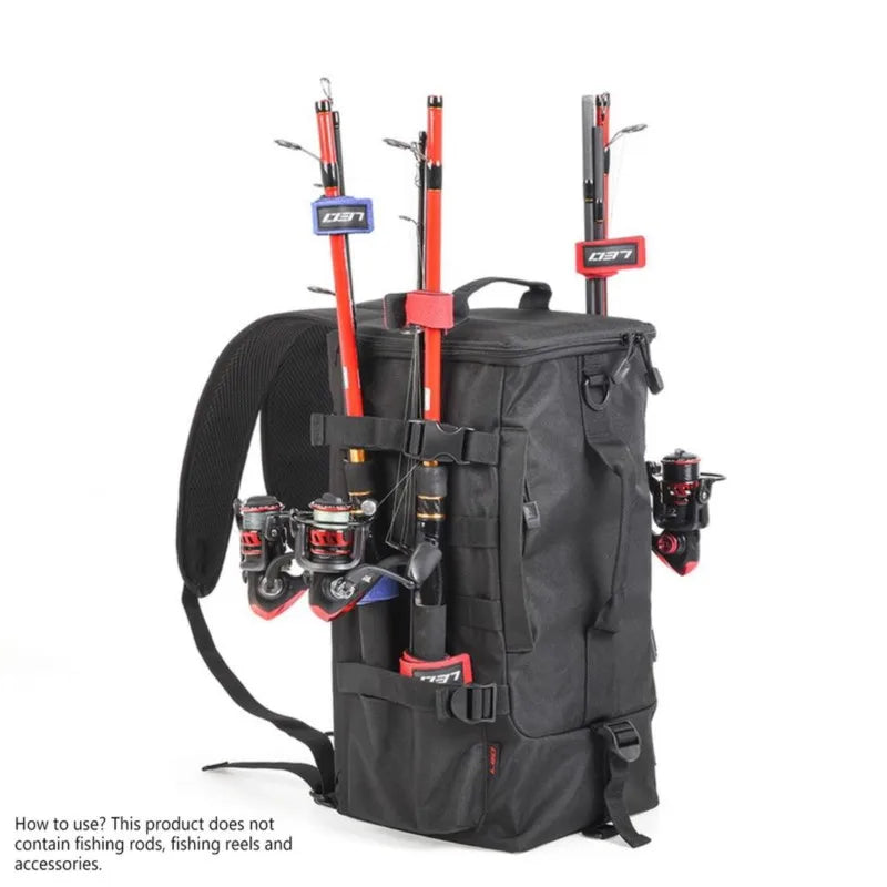 Outdoor Fishing Tackle Backpack 17.4l Large Capacity Multifunctional Comfortable Ergonomic Design Fishing Bag Drop Shipping