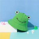 2023 New Parent-Child Frog Bucket Hats With Eyes Summer Foldable Lightweight Sun Hat Fishing Caps For Women Teens Adult Kids