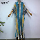 WINYI woman Winter Knitted cardigan coat Loose Christmas Fashion hipster party dress Thick Warm free size Female cloke overcoat