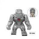 Marvel Action Figure Mini Block Adult Super Hero Series Iron Man Spider Man Assembled Block Children's Puzzle Toy Gift