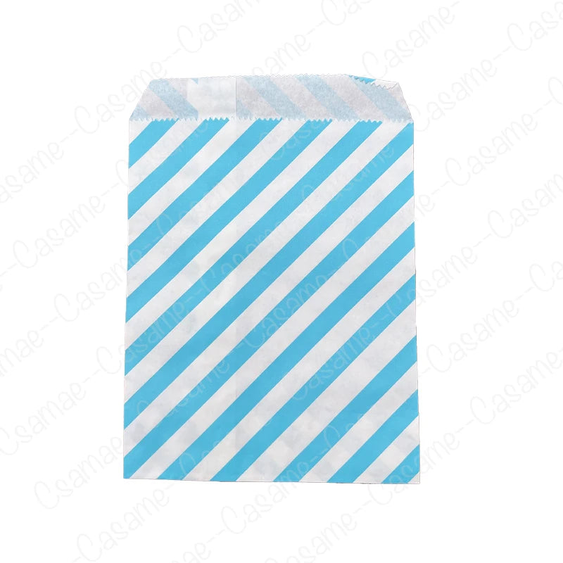 50 pcs 5x7 inch Paper Bag Four Leaf Clover Polka Dot Wavy Kraft Paper Bag Mixed Cookies Candy Gift Wrapping Bag For Christmas